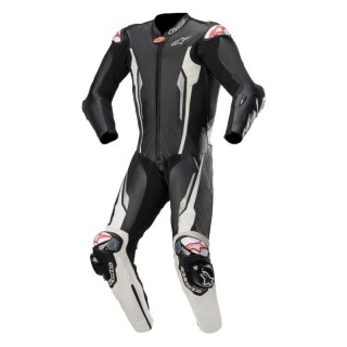 SpidiSupersport Wind Pro 1-Piece Motorcycle Leather Suit (Black/White)  Size 44 US / 54 EU, Protective Gear -  Canada
