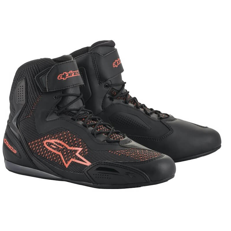 Alpinestars Faster 3 Rideknit Shoes - Black/Red - 13.5