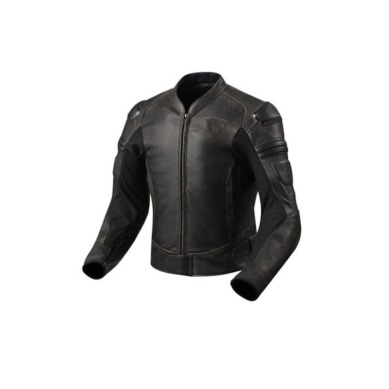 akira black leather jacket