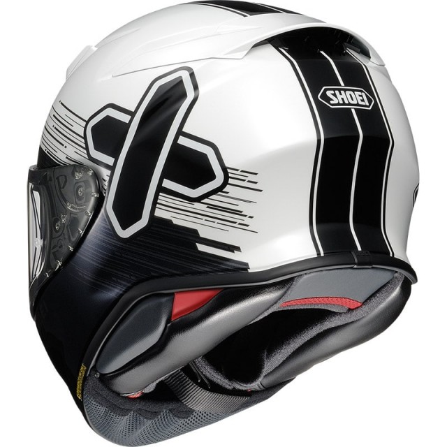 SHOEI V-Moto Full Face Motocycle Helmet White w/Visor Size Large Fast  Shipping 