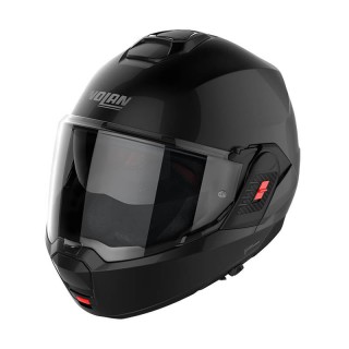 NOLAN N120.1 CLASSIC N-COM HELMET - GLOSS BLACK